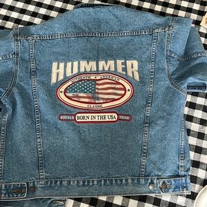 Vintage 1990's HUMMER Denim Jean Jacket. Size:Men's MEDIUM Excellent condition